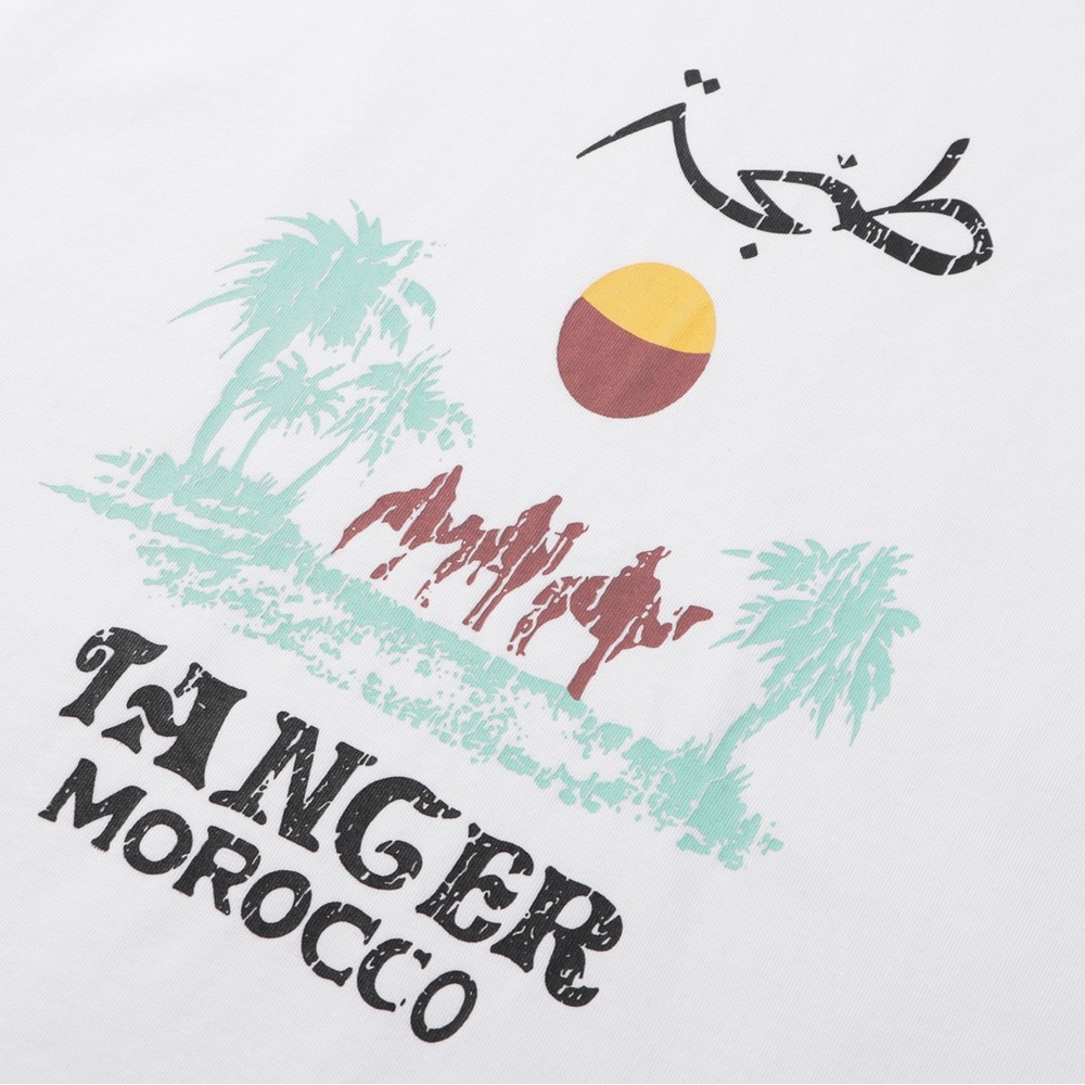 Vetements White Tee with Yellow and Maroon Graphic - Picture 5 of 9